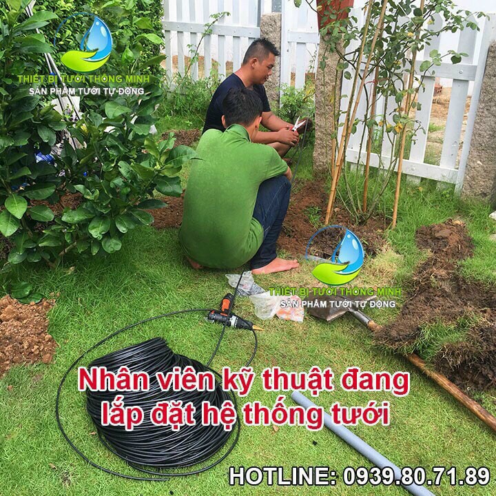 lắp đặt hệ thống tưới tự động