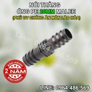 Nối thẳng ống pe 20ly Malee
